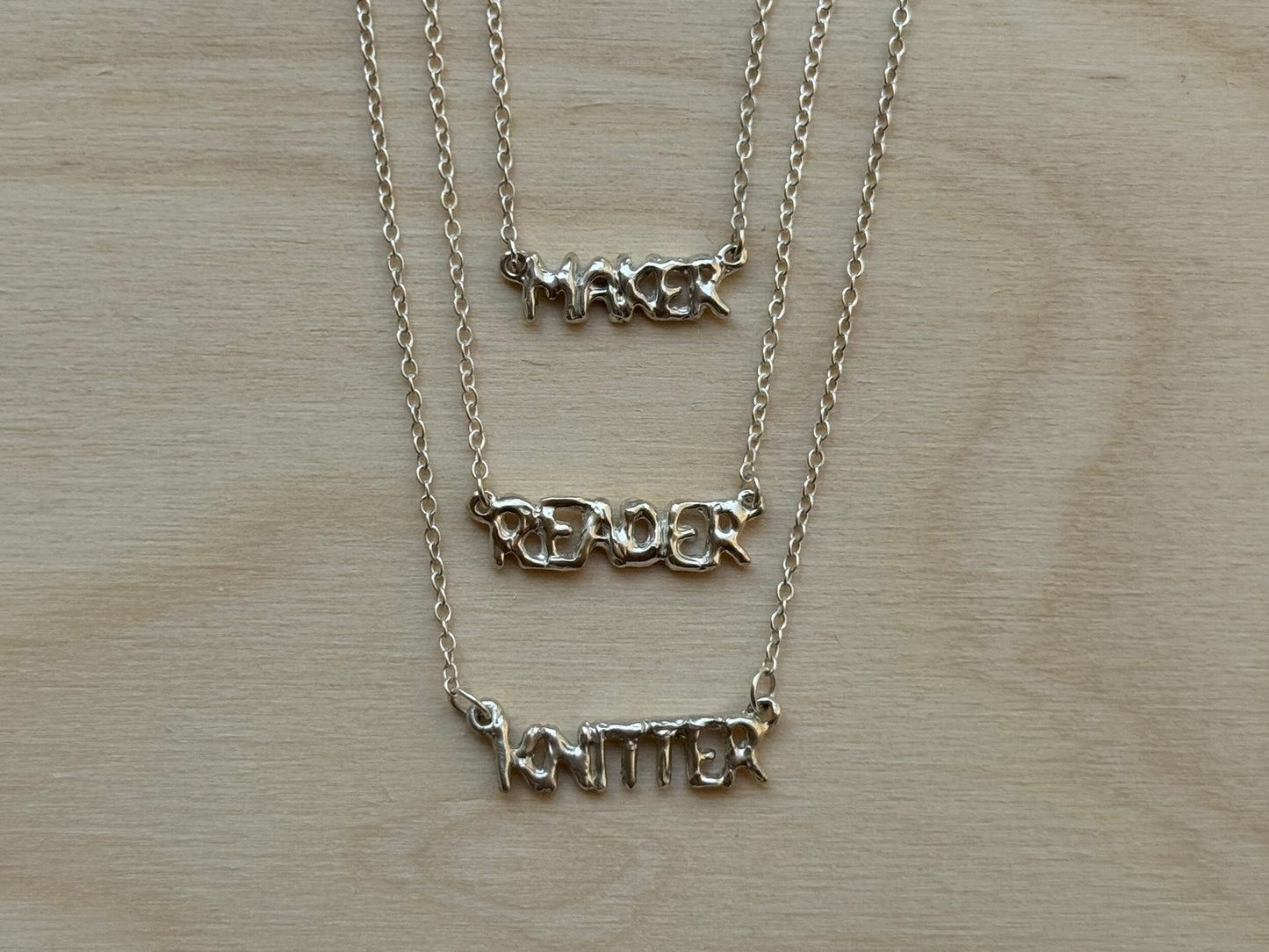 One Word Necklace