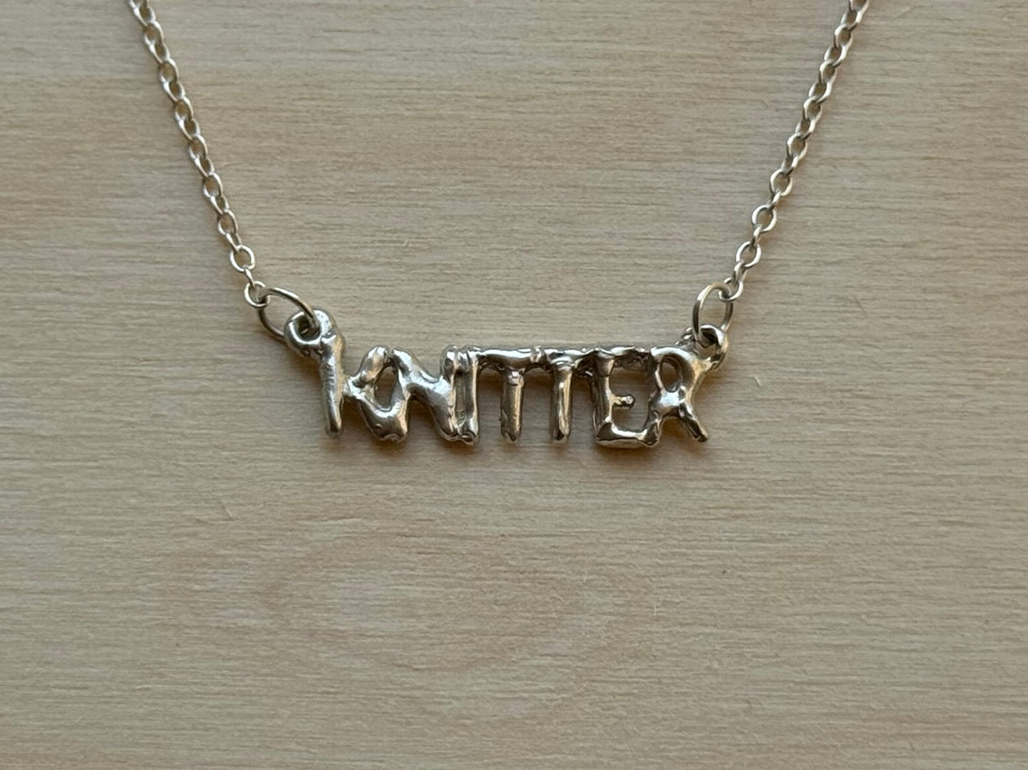 One Word Necklace