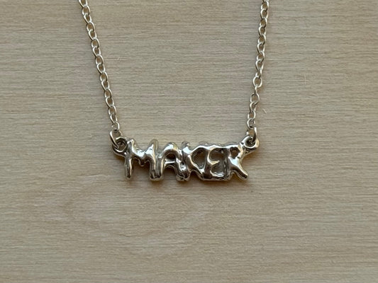 One Word Necklace